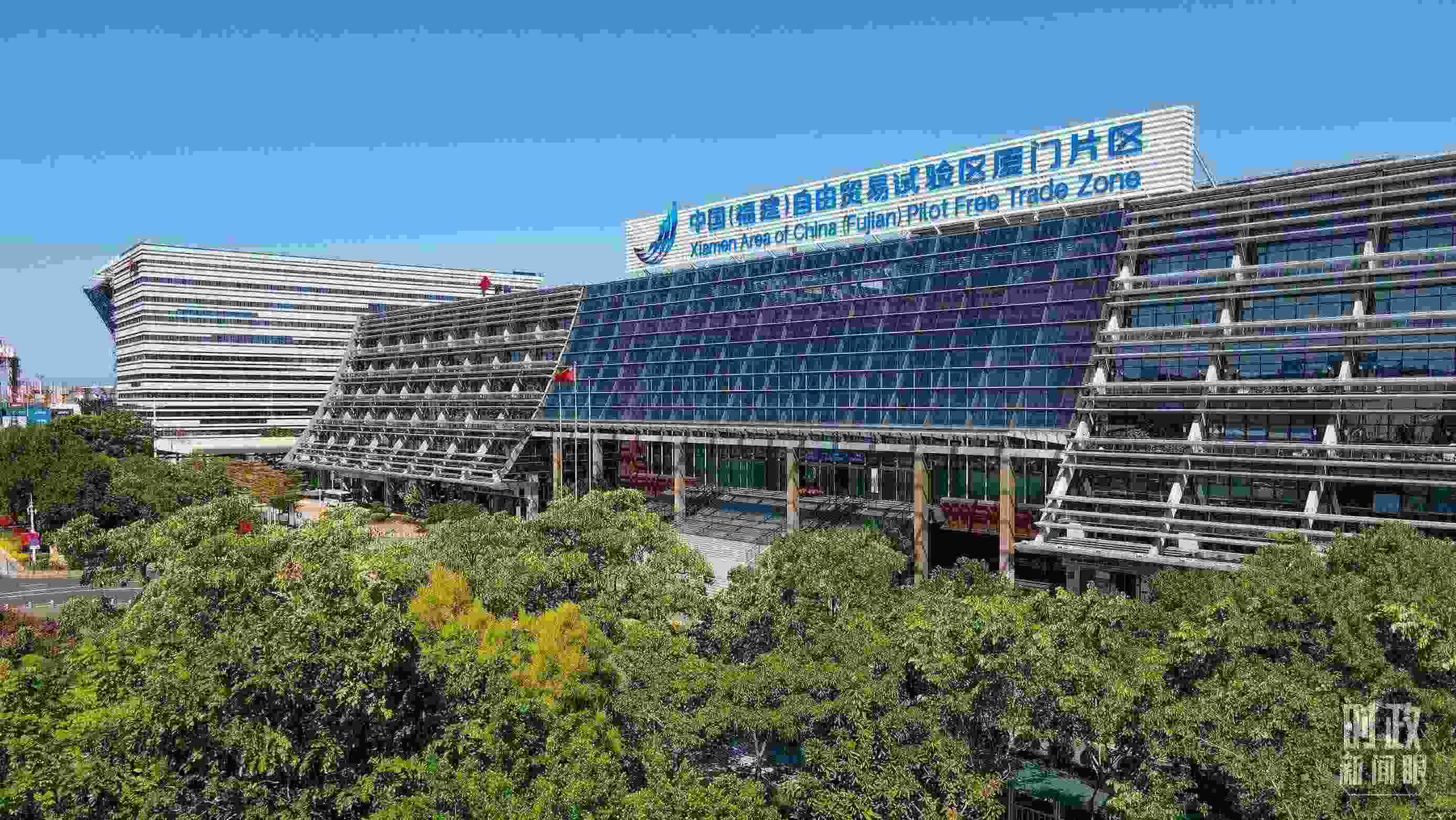 △中國（福建）自由貿(mào)易試驗(yàn)區(qū)廈門片區(qū)。（總臺(tái)記者鄭皓拍攝）