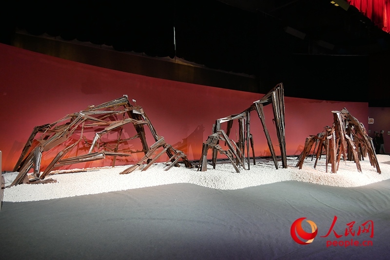 《鑄魂五岳》。人民網(wǎng)記者 韋衍行攝