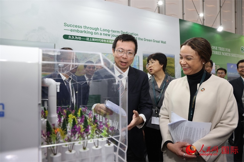 嘉賓參觀中國館。人民網記者任皓宇攝