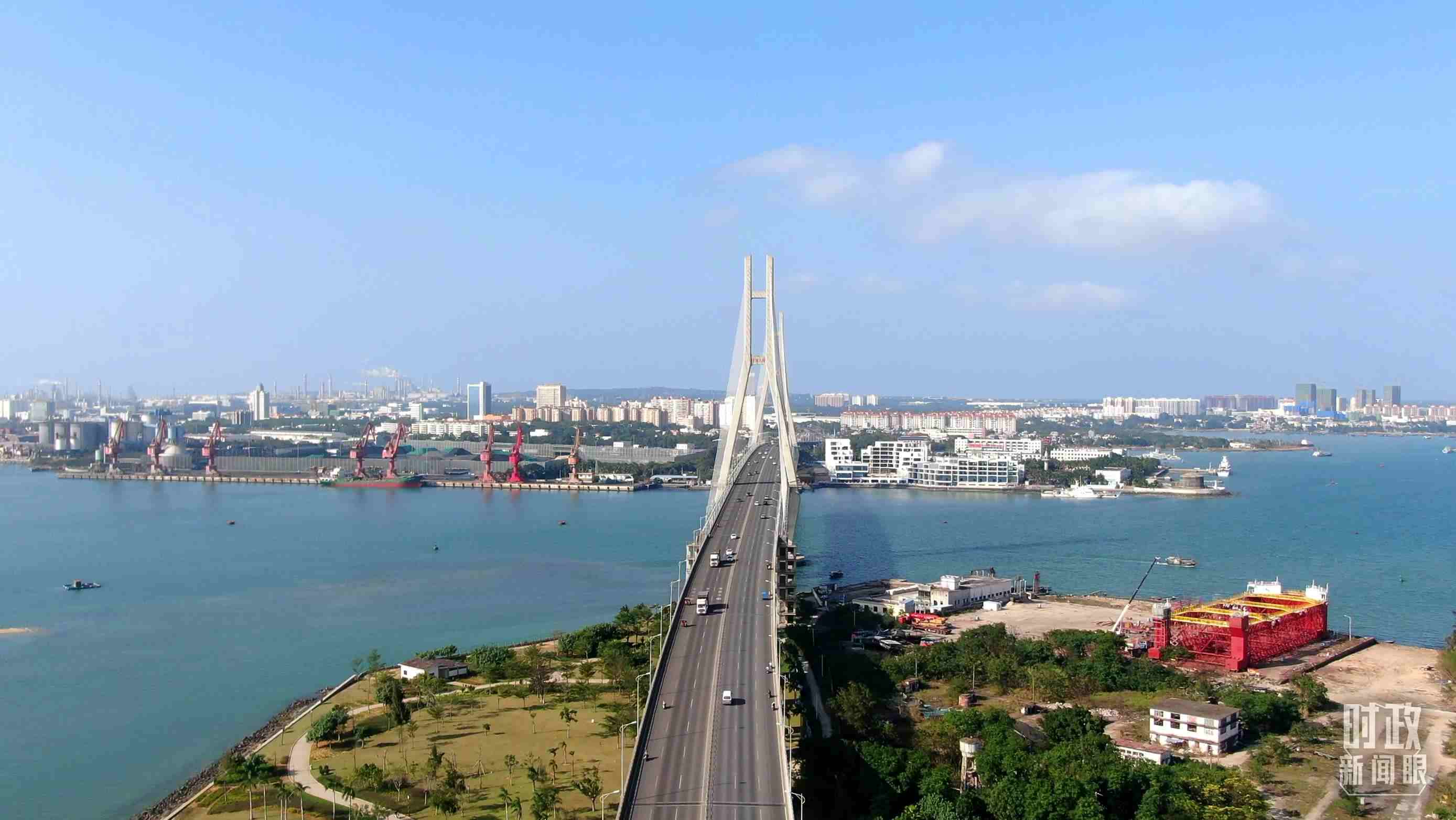 海南洋浦經(jīng)濟(jì)開發(fā)區(qū)。（總臺(tái)記者葉飛提供）