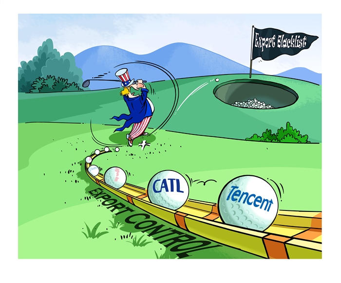 漫畫作者:馬宏亮(人民網(wǎng)版權(quán)圖片,未經(jīng)授權(quán)請勿轉(zhuǎn)載。)