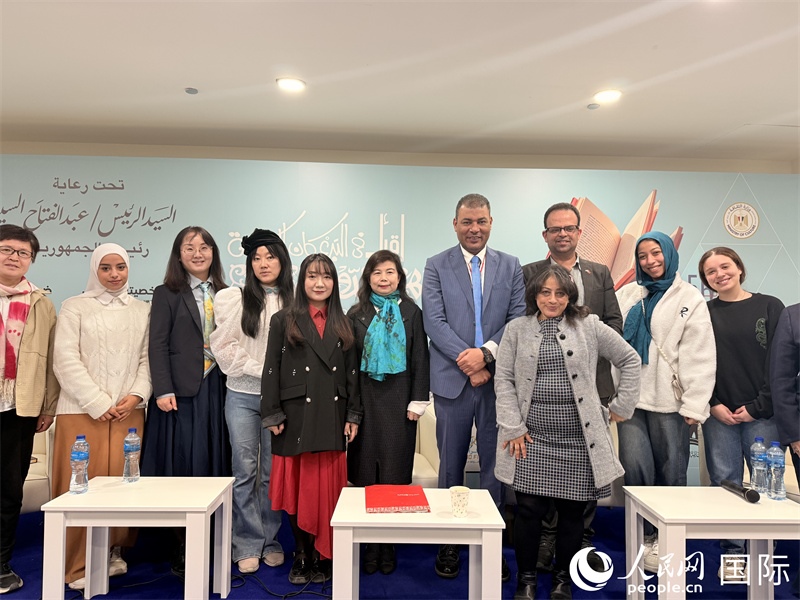 “中國與埃及：古往今來的聯(lián)系”主題分享會，人民網(wǎng)記者黃培昭攝