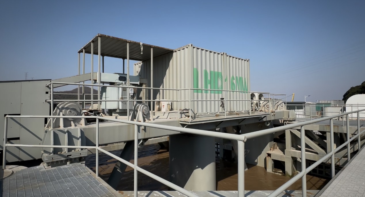 LHD潮流能發(fā)電站。人民網(wǎng)記者 王紹紹攝