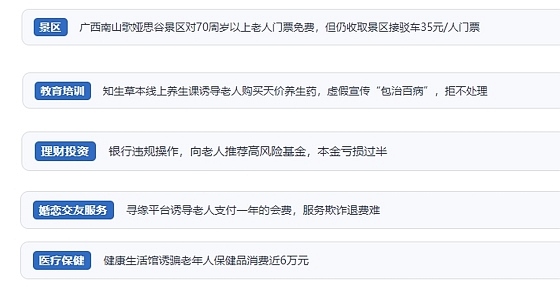 網(wǎng)友在“人民投訴”平臺(tái)反映涉銀發(fā)消費(fèi)相關(guān)糾紛。（“人民投訴”用戶(hù)投訴截圖）