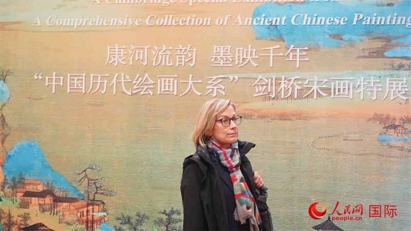 宋畫特展吸引英國學(xué)者。徐量攝