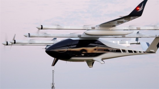 電動(dòng)垂直起降飛行器M1。受訪者供圖