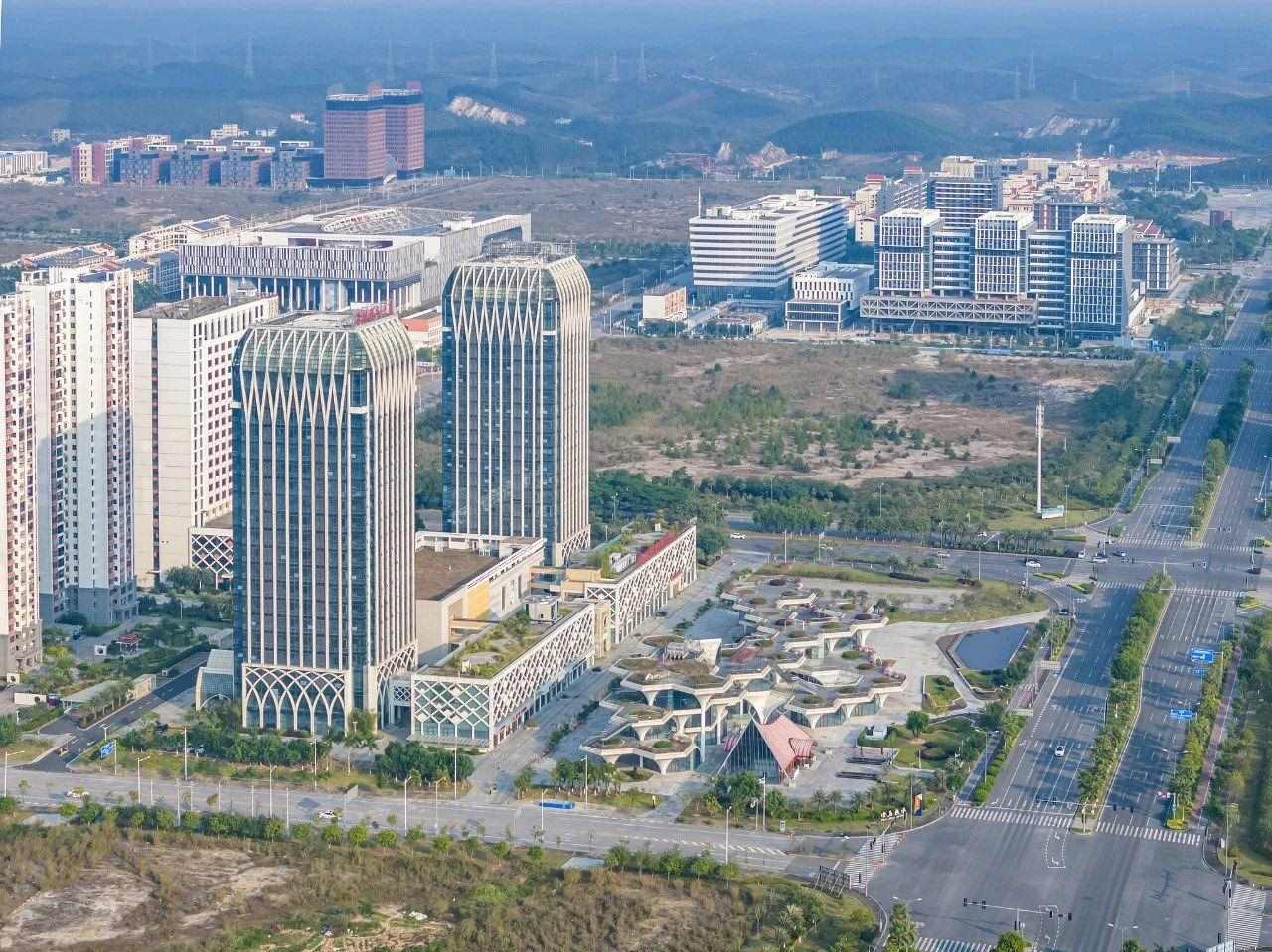 2023年11月，廣西欽州，航拍中國—馬來西亞欽州產業(yè)園區(qū)。