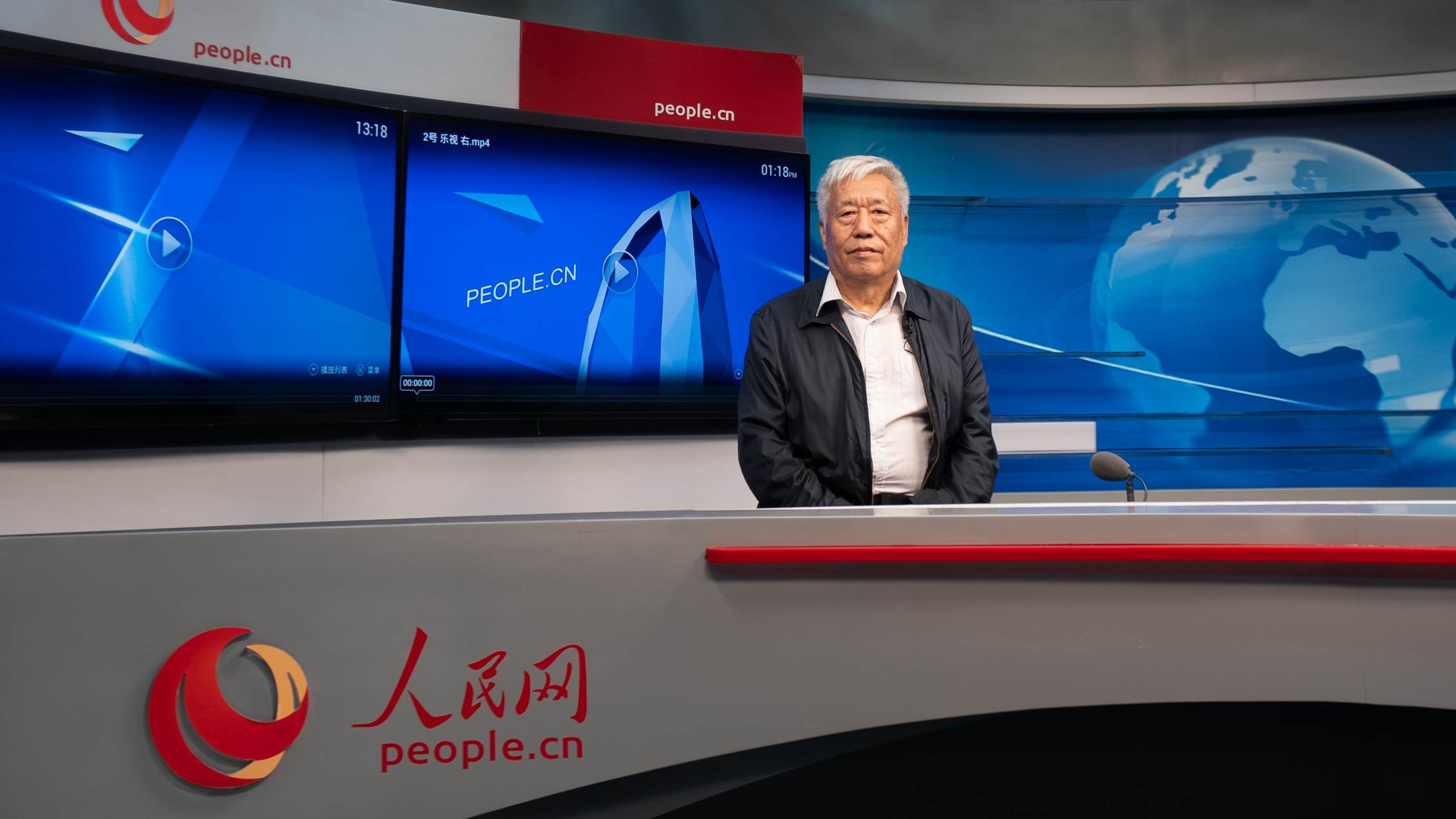 中國(guó)地震局地球物理研究所原副所長(zhǎng)、研究員高孟潭作客人民網(wǎng)。人民網(wǎng)記者 葛泰佚攝