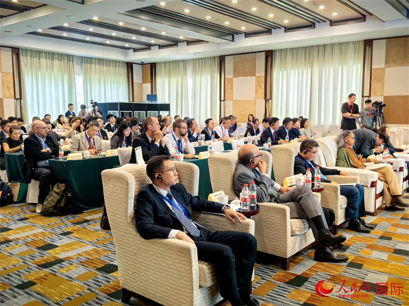 “通往COP30之路：中巴植樹造林和碳匯合作研討活動(dòng)”現(xiàn)場(chǎng)。人民網(wǎng)記者 符園園攝