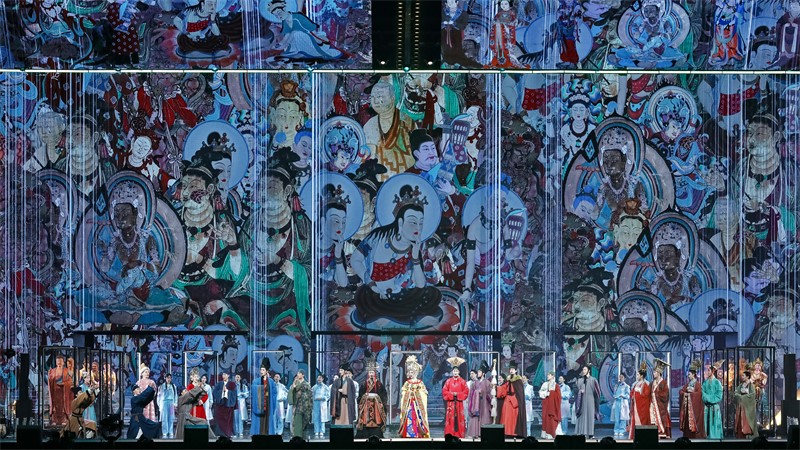 《受到召喚·敦煌》劇照。國話供圖