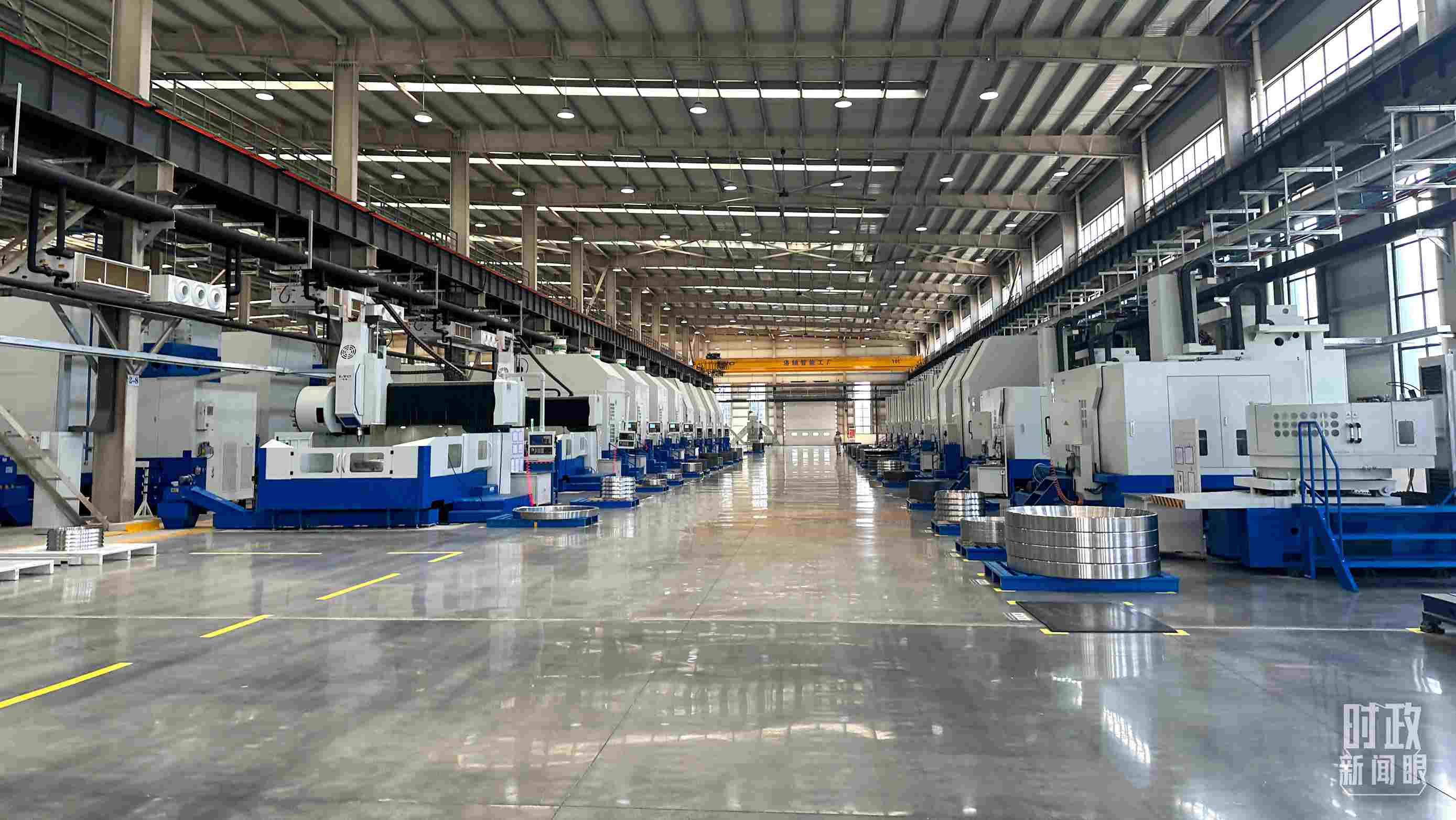 △洛軸智能工廠。（總臺央視記者趙化拍攝）