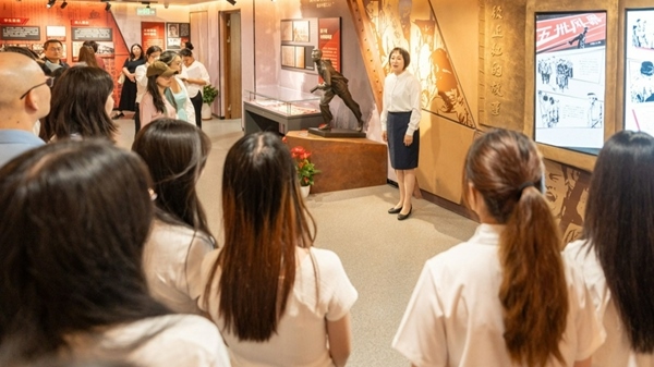 思政課現(xiàn)場。東華大學供圖